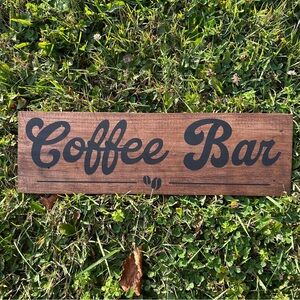 “Coffee Bar” Reclaimed Wood Sign